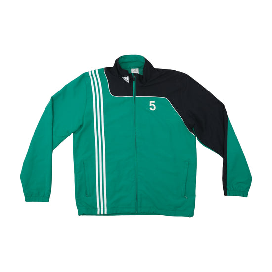 Adidas Track Jacket Kelly Green Black Two-Tone L