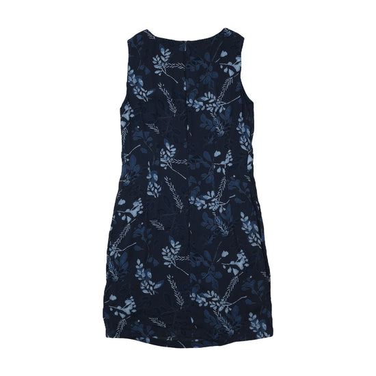 Esprit Sleeveless Shift Dress Botanical Print Navy XS