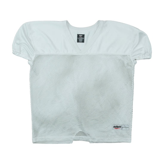 Schutt Mesh Panel Football Jersey White L