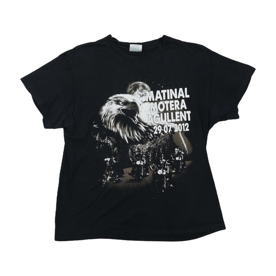 JHK Graphic T-Shirt Matinal Motera 2012 Faded Black S