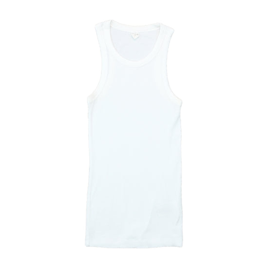 ARKET Ribbed Tank Top White XS