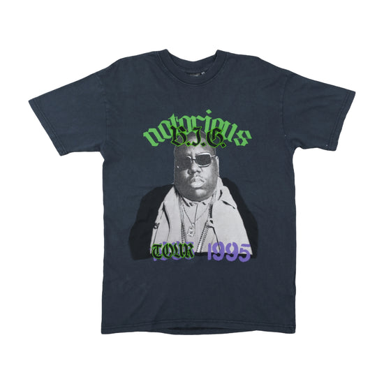 The Notorious B.I.G. Tour 1995 Graphic Tee Washed Black L