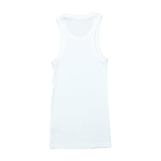 ARKET Ribbed Tank Top White XS