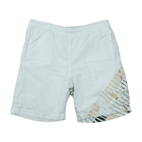 Puma Lifestyle Shorts Mosaic Graphic Print White M