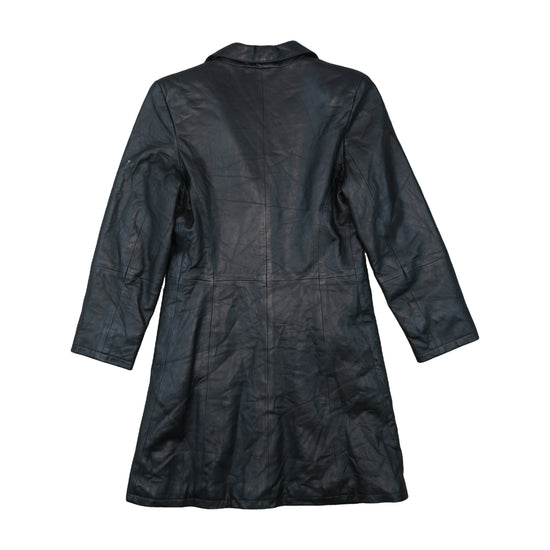 Tomahawk Leather Coat Knee-Length Black S