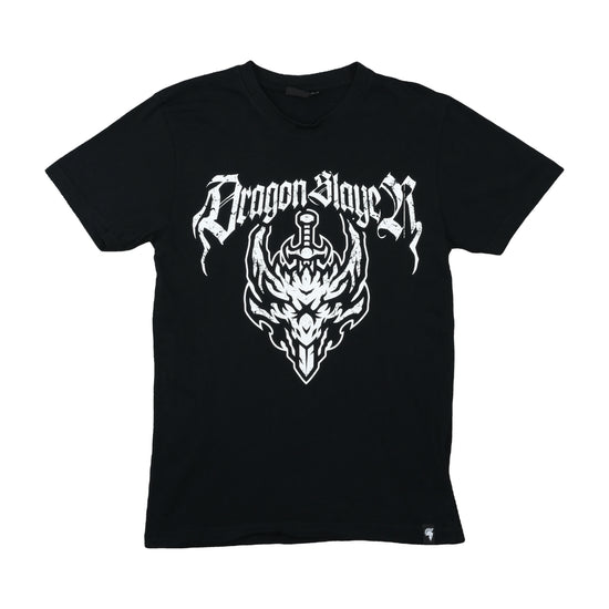 Vintage Dragon Slayer Graphic T-Shirt Black M