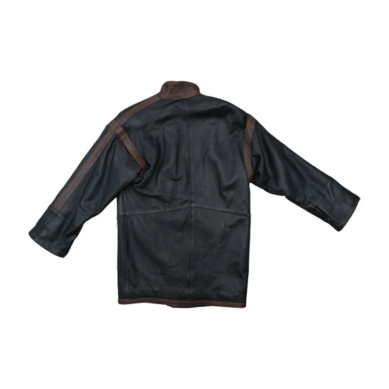 Vintage Leather Jacket Black S