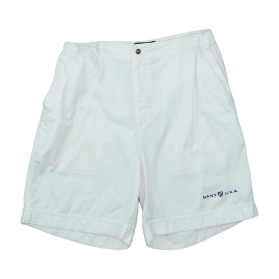 Gant U.S.A. Pleated Cotton Shorts White S