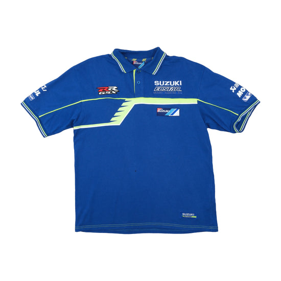 Team Suzuki Ecstar MotoGP Official Polo Blue XL