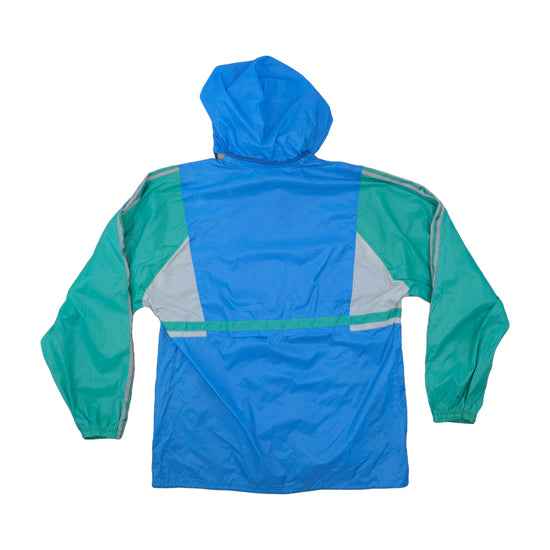 Adidas Trefoil Windbreaker Colour Block Blue M