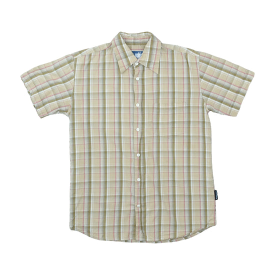 Blend Surf Express Madras Plaid Shirt Beige M