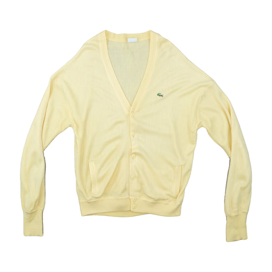 Lacoste Vintage Cardigan Pale Butter Yellow 3XL
