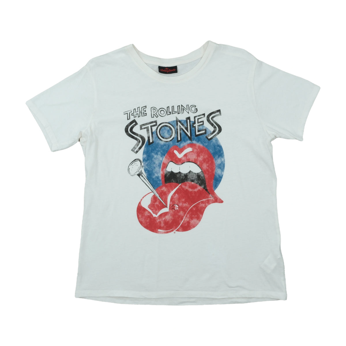 The Rolling Stones Band Tee Graphic Print White L
