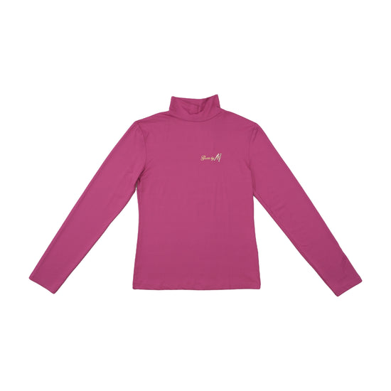 GUESS by Marciano Sweater Rhinestone Logo Fuchsia Pink S