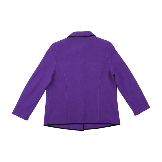 Basler Fitted Wool Jacket Vivid Purple