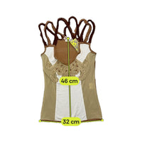 Y2K Mesh Crochet Tank Top Braided Straps Bohemian