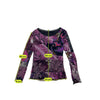 Purple Patchwork Blouse