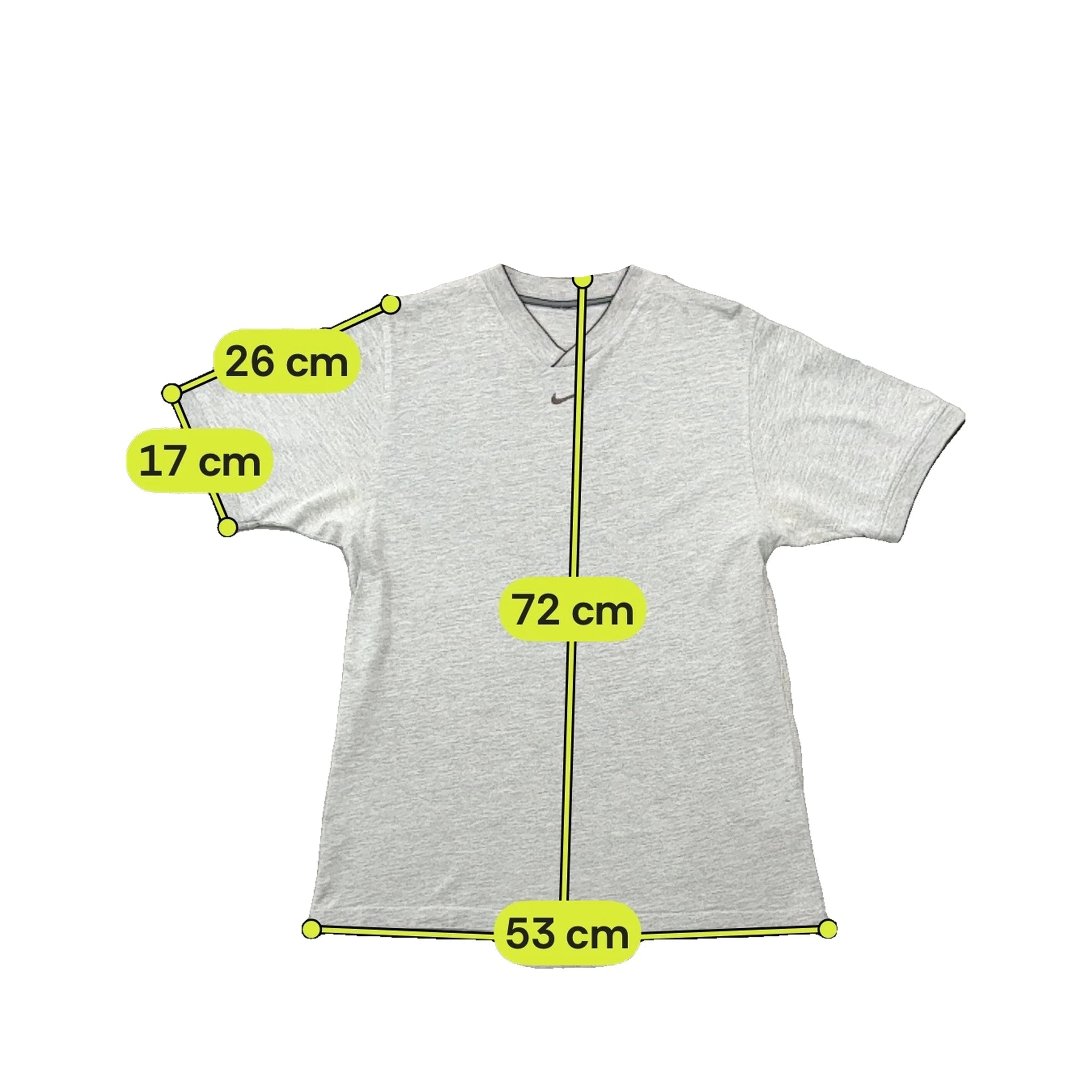 Vintage Nike Embroidered Swoosh V-Neck Shirt