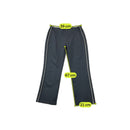 Black Straight Leg Side Stripe Pants
