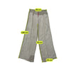 Vintage Blue Cult Wide Leg Patchwork Linen Blend Pants