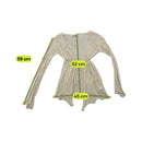 E-go Sheer Open Knit Linen Blend Cardigan