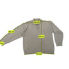 D'Afelini Beige Knit Polo Sweater
