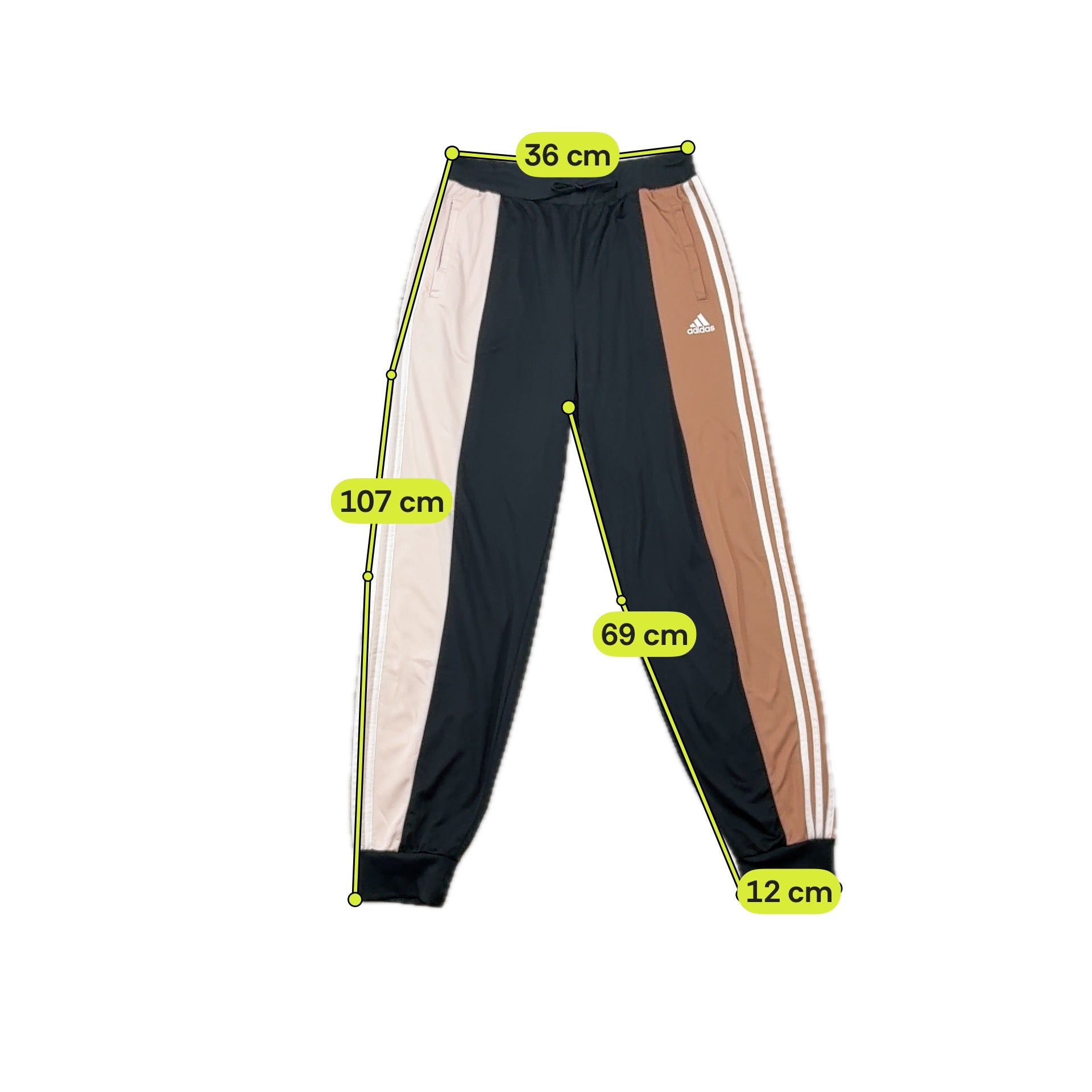 Calças de Fato de Treino com 3 Listras e Blocos de Cor, Adidas 