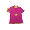 Diadora Pink Cotton Piqué Tipped Collar Polo Shirt