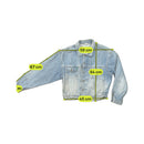 C17 Desert Light Wash Denim Trucker Jacket