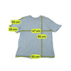 Nike Heather Gray Embroidered Swoosh Cotton T-Shirt