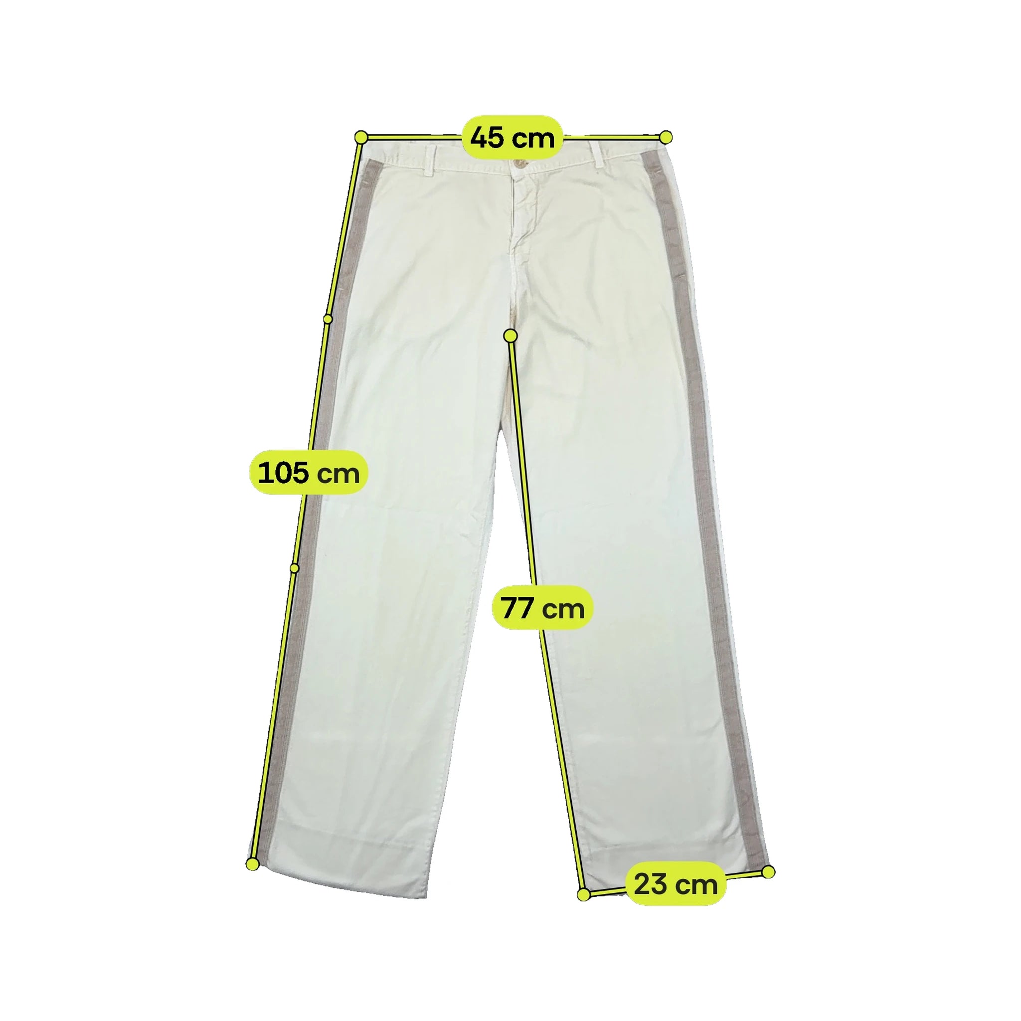 ZU+ELEMENTS Vintage Cotton Twill Side Stripe Pants