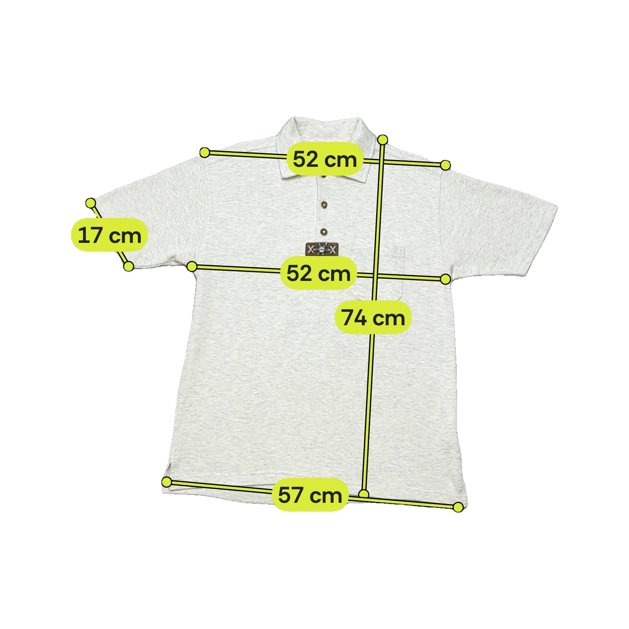 Landhaus Alpine Edelweiss Applique Knit Polo Shirt