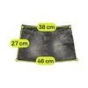 Stradivarius Faded Gray Denim Mini Skirt