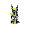 Specchio Abstract Print Cowl Neck Slip Dress
