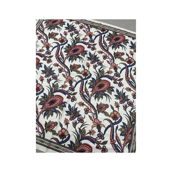 Tie Rack Art of the Scarf Paisley Square Scarf White