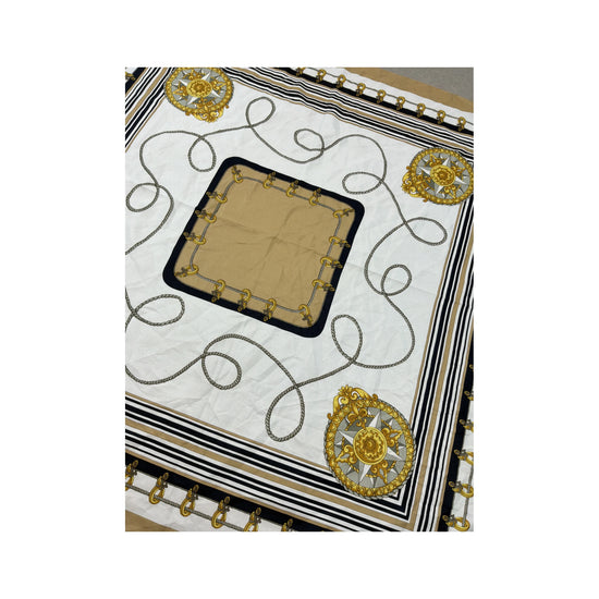 El Corte Inglés Baroque Print Scarf Beige