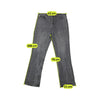 Levi Strauss & Co. 517 Straight Black Denim Jeans