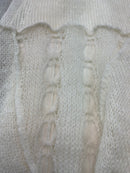 Vintage Sheer Ruffle Knit Skirt