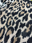 Leopard Print Strappy Mini Dress