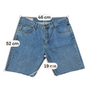 Rifle Mid-Wash Denim Cutoff Shorts