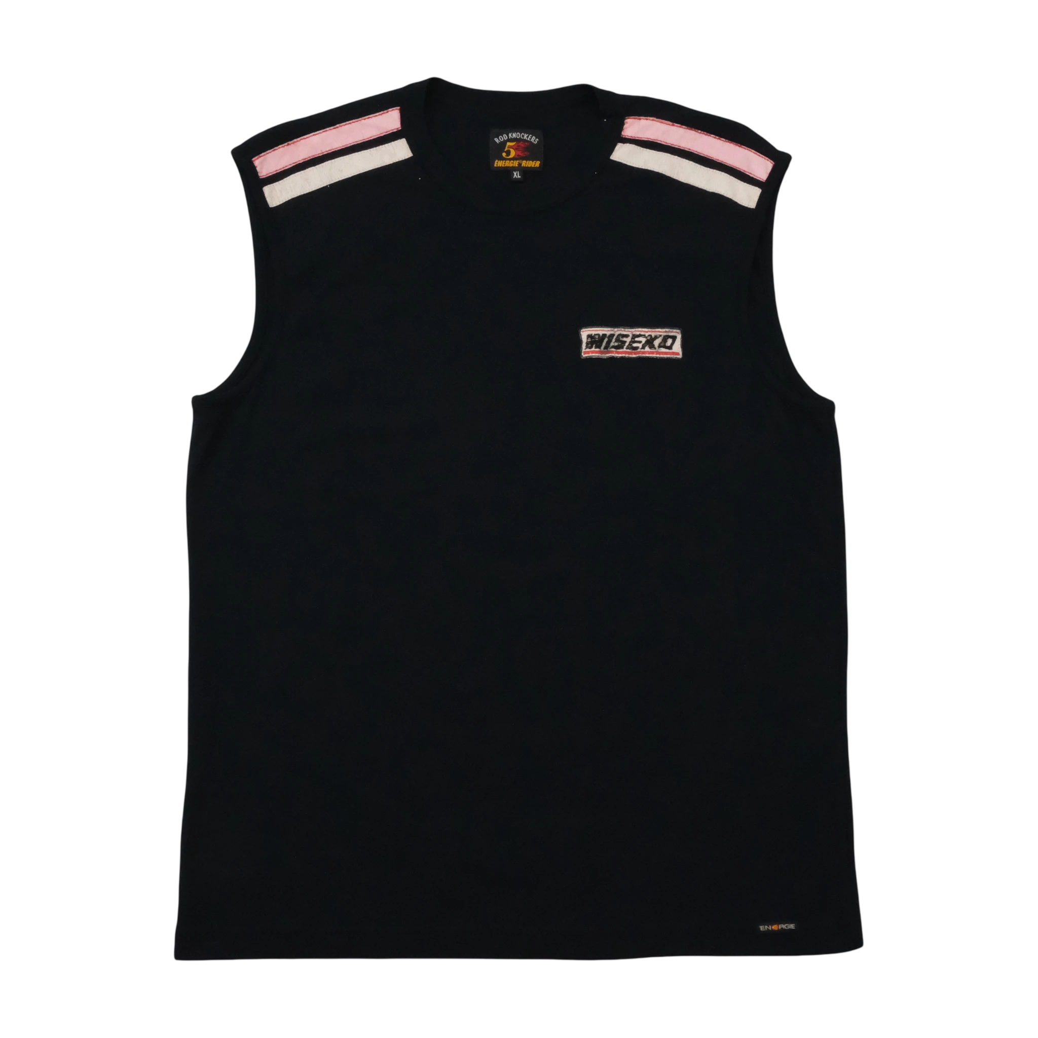 Energie Vintage Y2K Sleeveless Logo Patch Tank Top