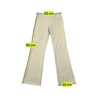 Vintage Beige Pull-On Straight Leg Pants