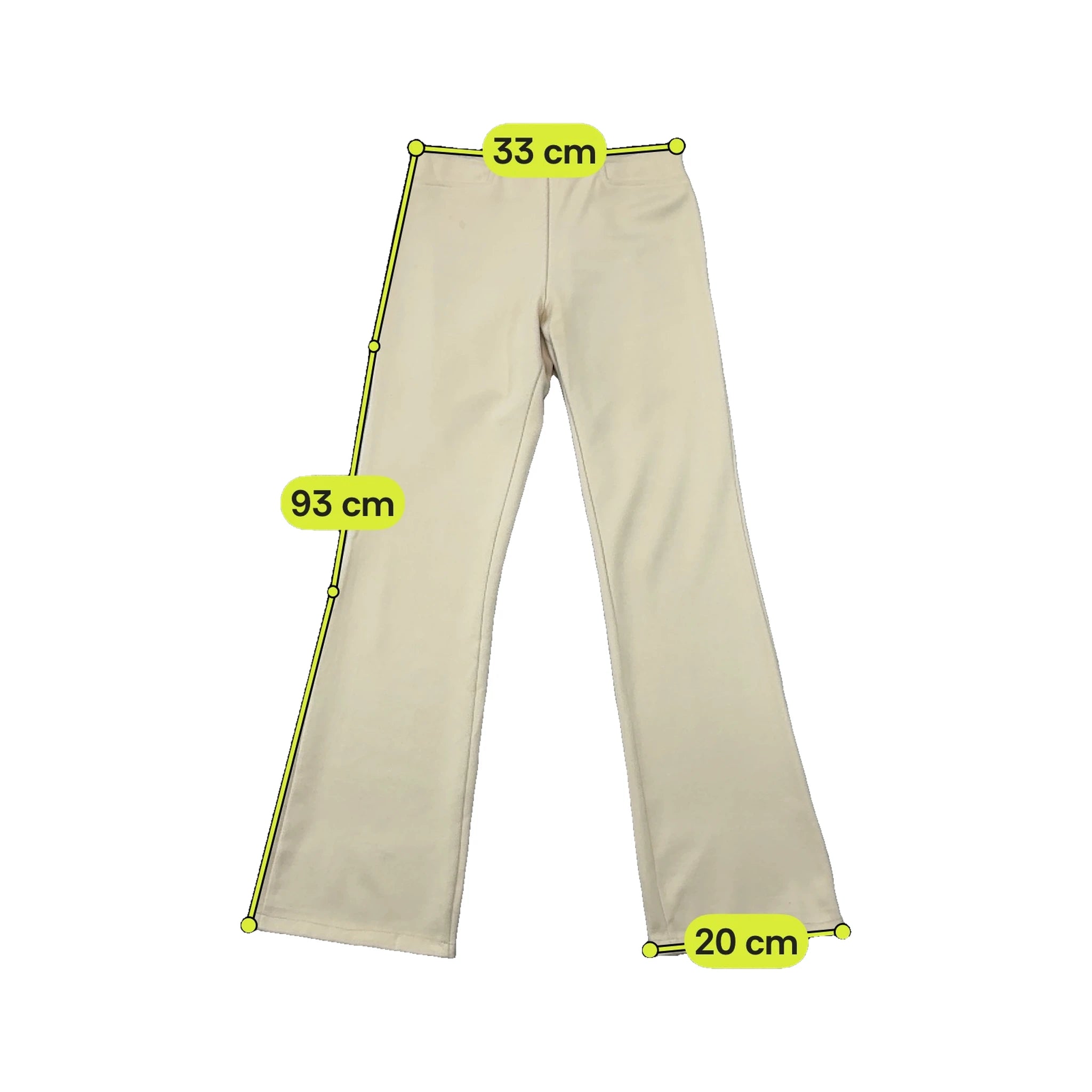 Vintage Beige Pull-On Straight Leg Pants