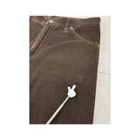 Marlboro Classics Brown Cotton Corduroy Straight Leg Pants