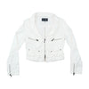 Armani Jeans White Zip Up Utility Jacket