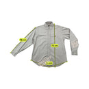 Avirex Light Gray Cotton Button-Down Shirt