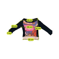 Custo Barcelona Graphic Sheer Panel Long Sleeve T-shirt