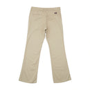 Dickies Mid-Rise Slim Fit Bootcut Cotton Blend Twill Khaki Work Pants