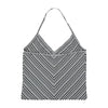 Vintage Chevron Striped Knit Halter Top
