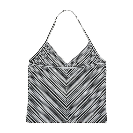Vintage Chevron Striped Knit Halter Top